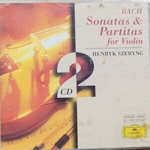 Music CD - Bach: Sonatas & Partitas for Violin, Henryk Szeryng, 2CDs, 1968